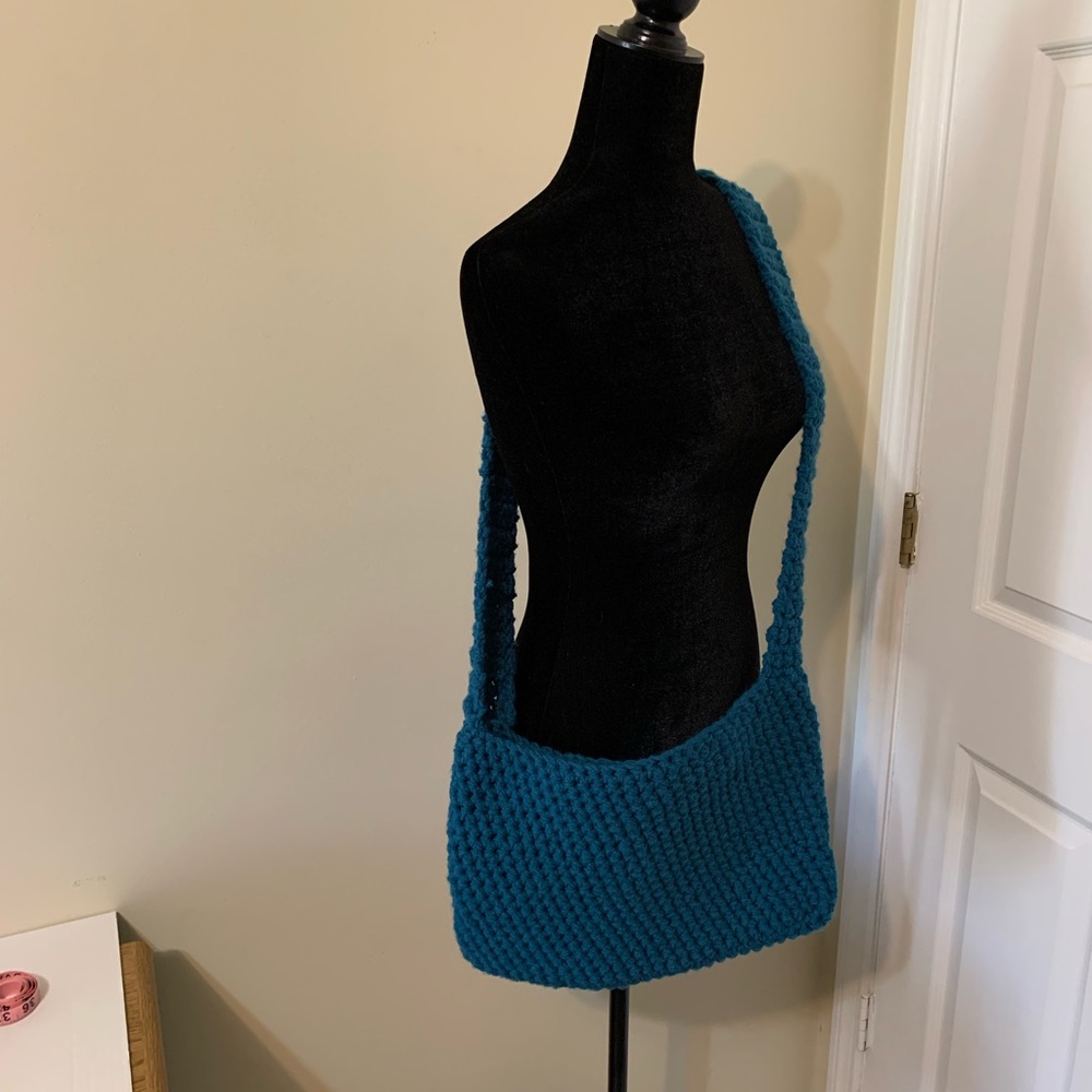 Boho Crossbody Bag, handmade,
crocheted - Picture 8 of 16